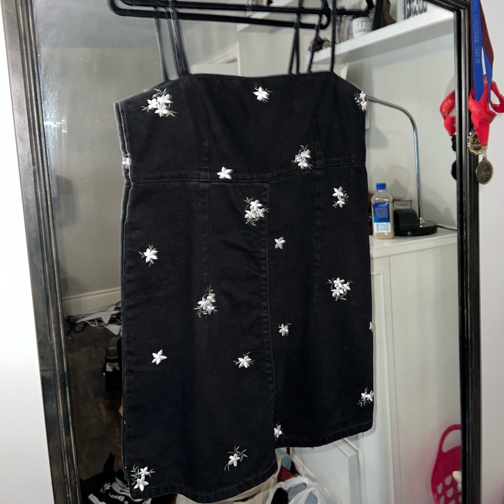 Topshop embroidered dress, size 10